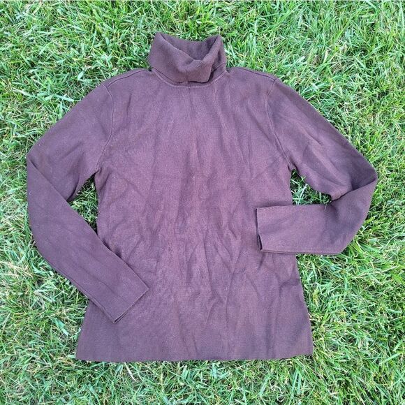 Preston & York Pullover Turtleneck Sweater Size Medium - Picture 7 of 8